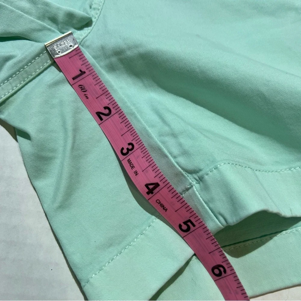 Vineyard Vines Mint Green Shorts Womens Size 4 Chino Stretch Preppy Style